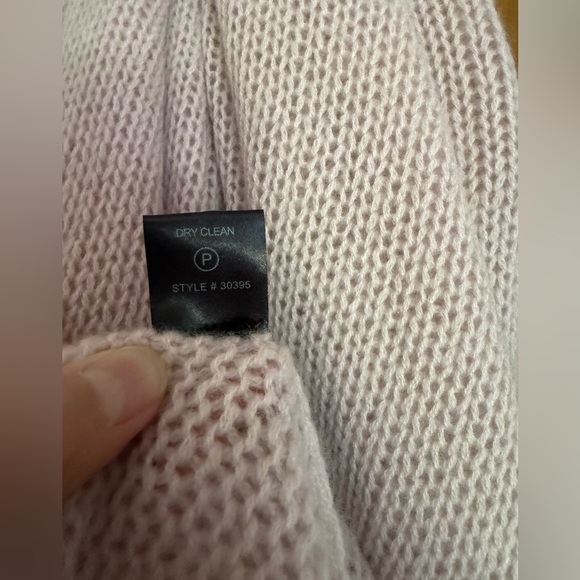 360 Cashmere Knit Wrap in Pale Pink - Picture 5 of 6